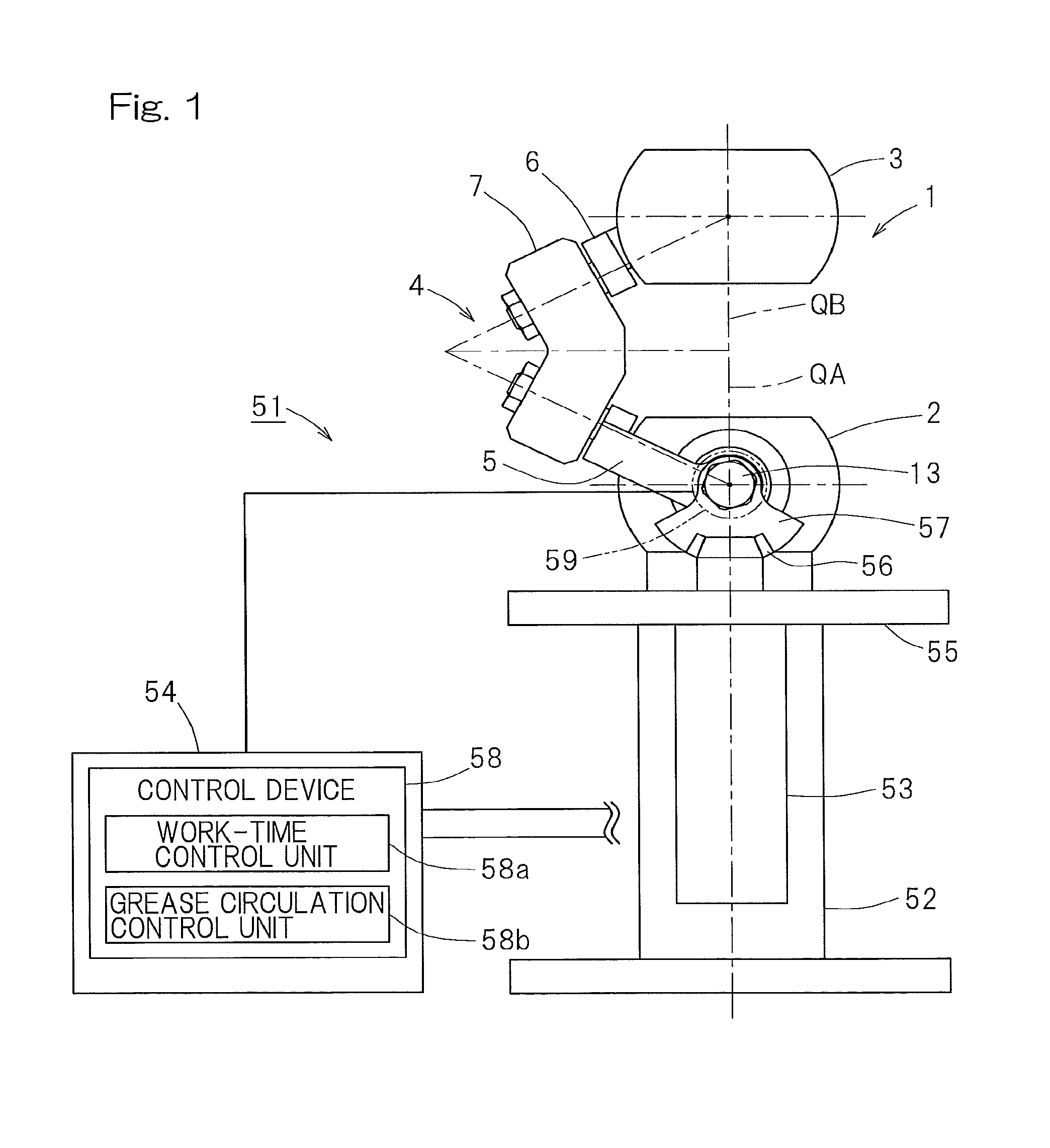 Link actuating device