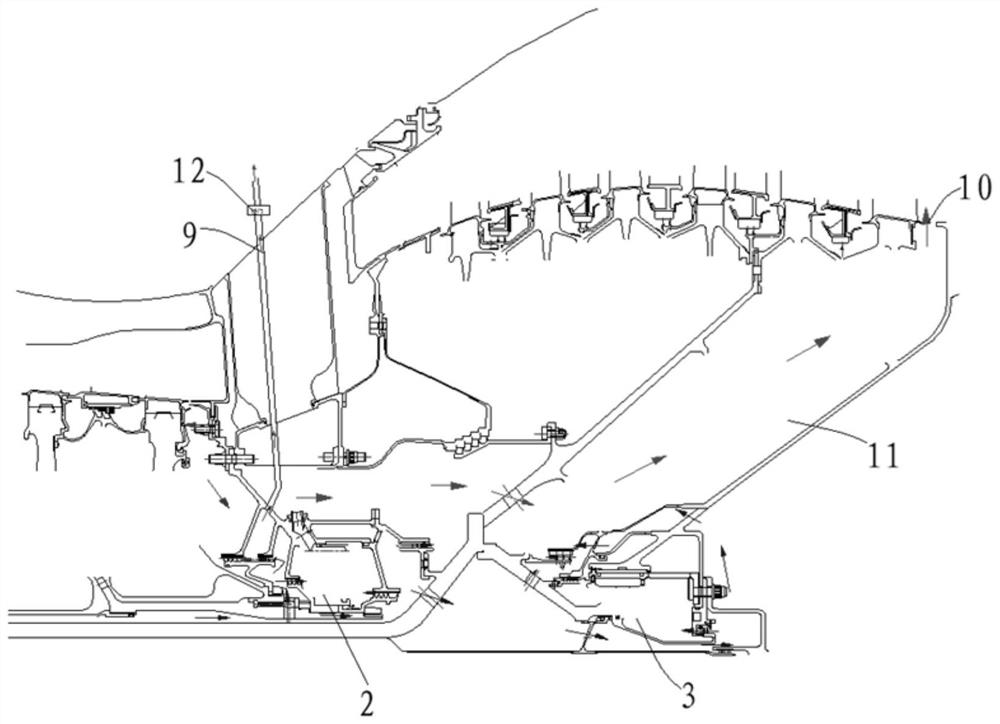Bearing cavity sealing system of aero-engine and control method of bearing cavity sealing system