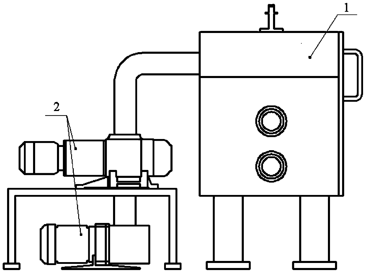 A combined heat source welding method and device thereof under vacuum/protective atmosphere