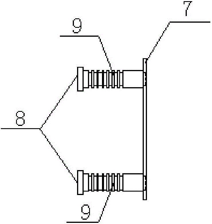 Interurban railway simple support T-beam sidewalk combined structure and combining method