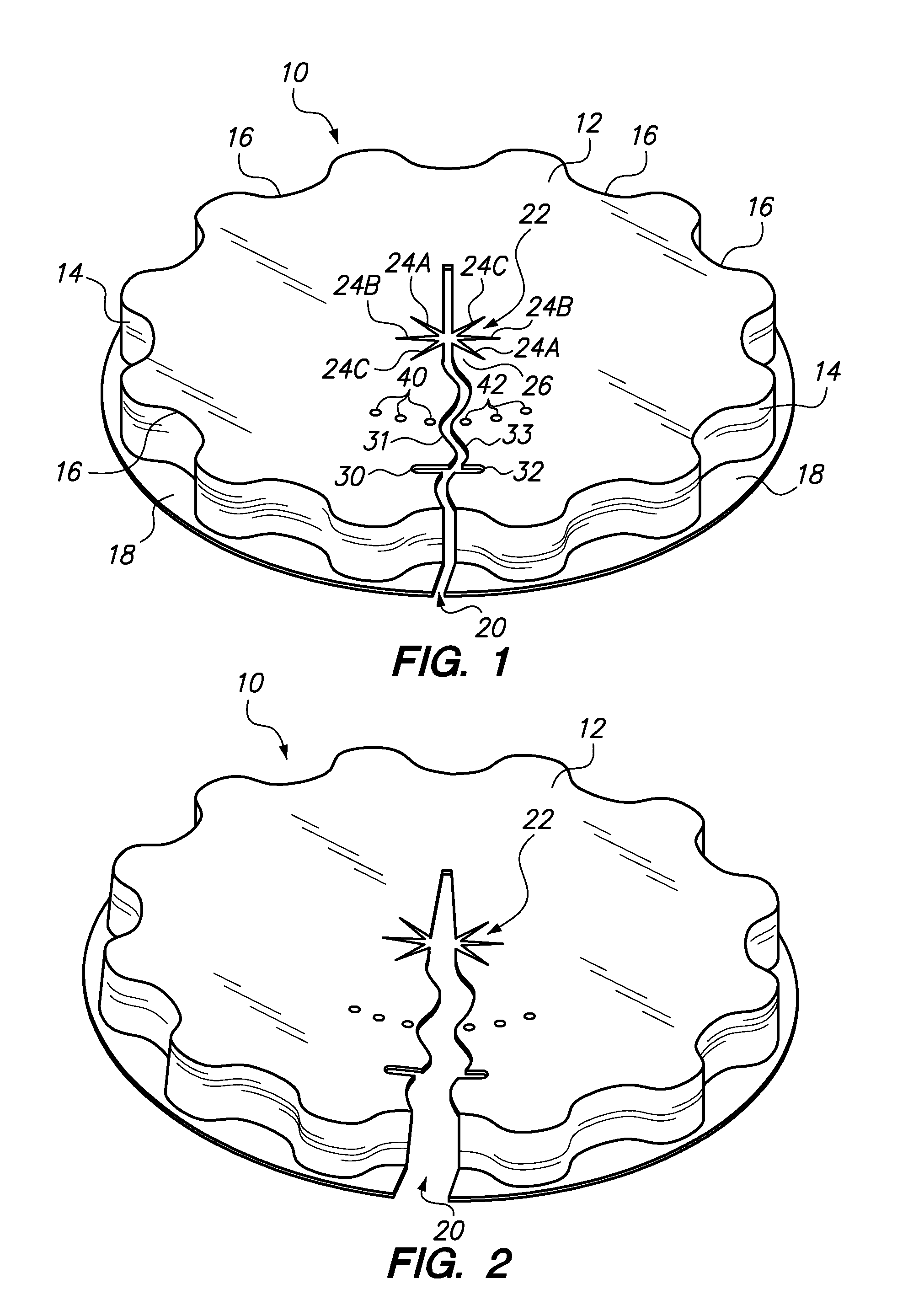 Water retention device for an individual plant container