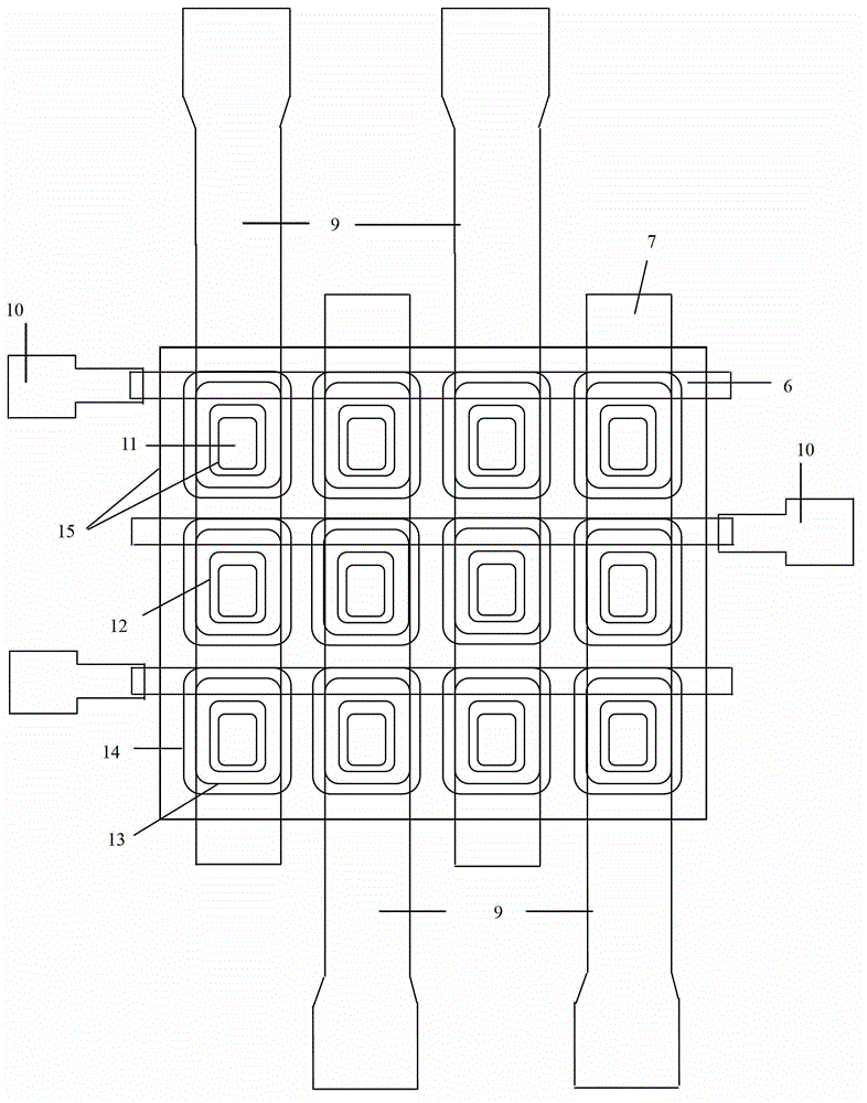 A direct light-emitting micro-display array device and its preparation method