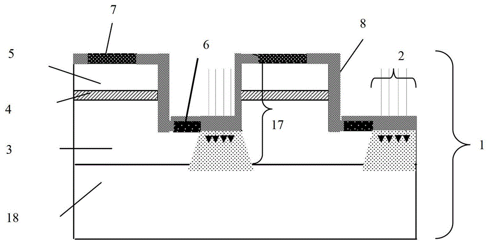 A direct light-emitting micro-display array device and its preparation method