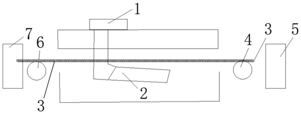 Steel stacking prevention device for 2# shear and operation process thereof