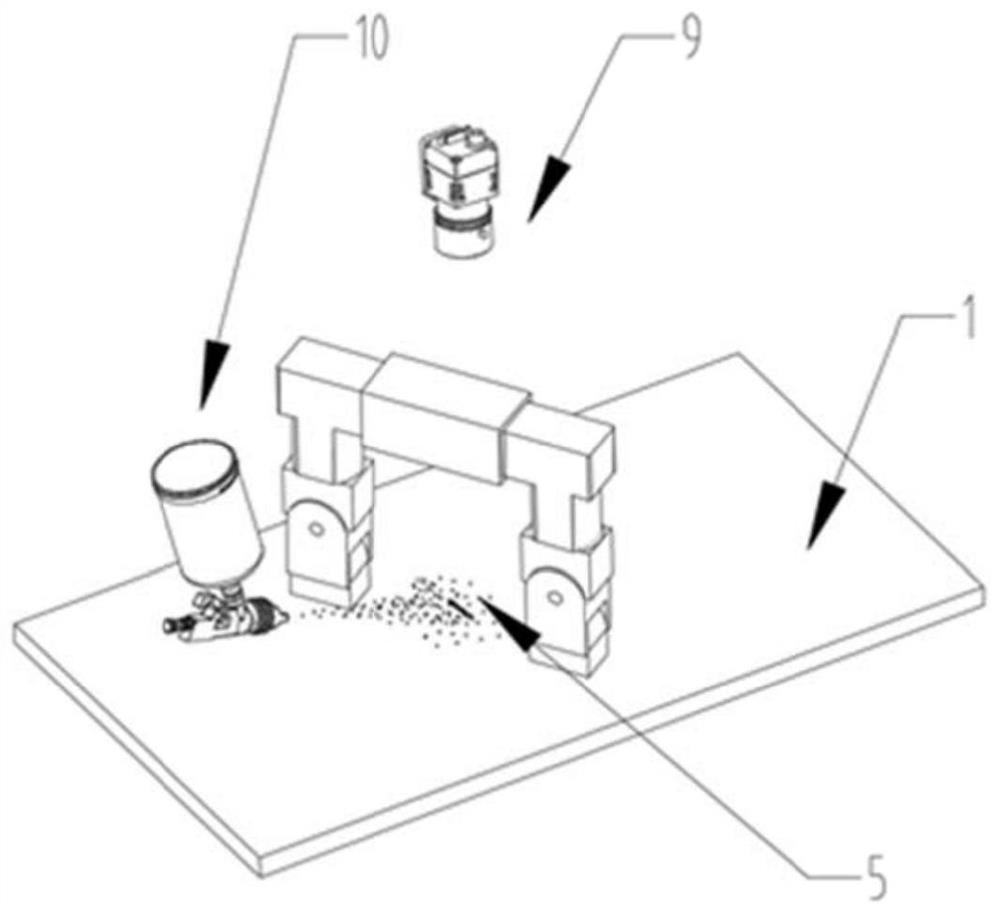 A magnetic particle detection method for cracks based on temperature difference