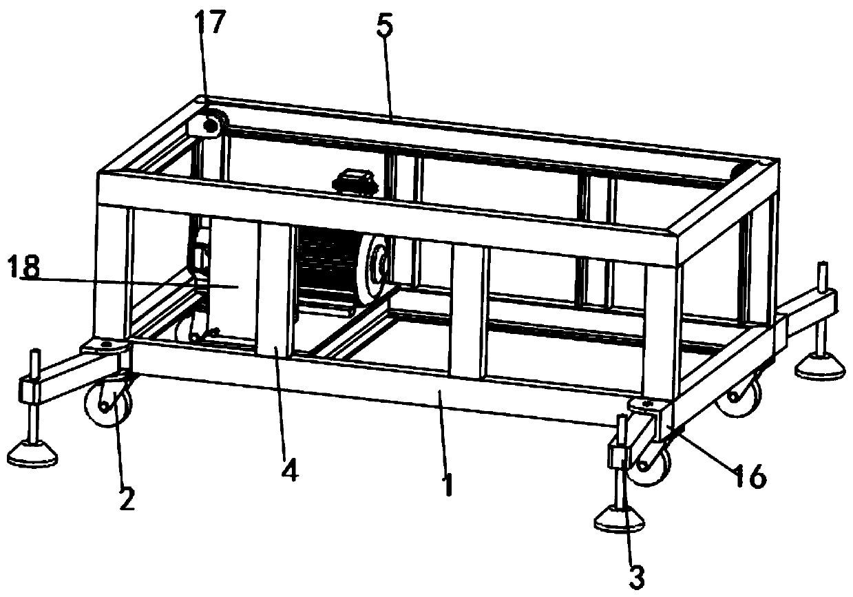 Lifting operation platform used for architectural decoration construction and use method thereof