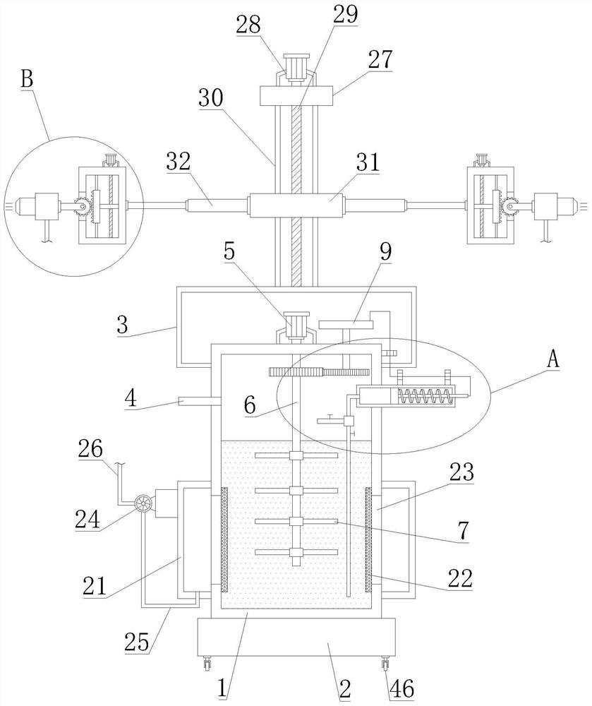 Irrigation device for tea planting