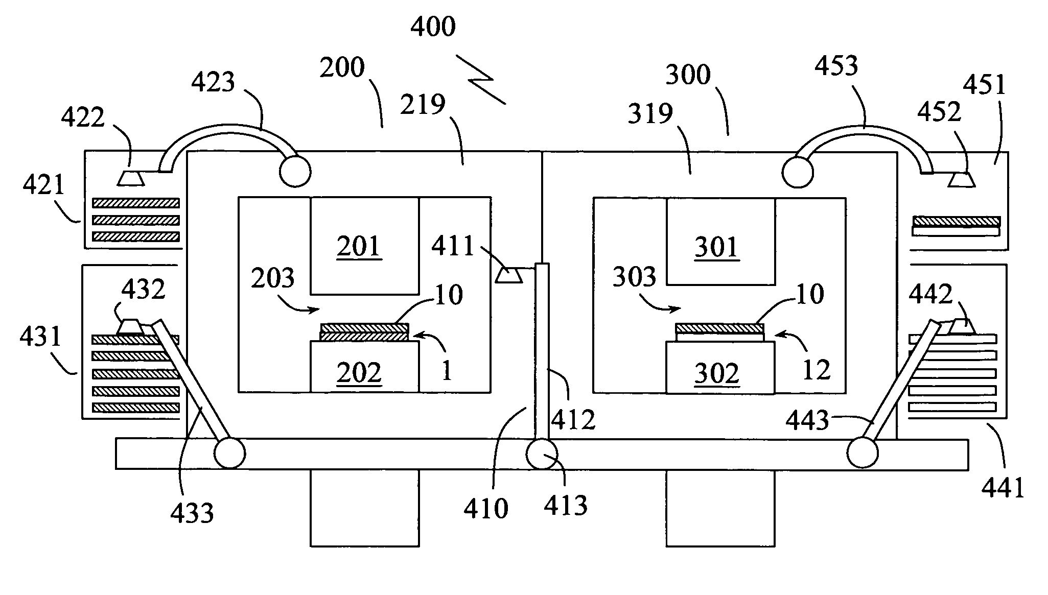 Apparatus for pattern replication with intermediate stamp