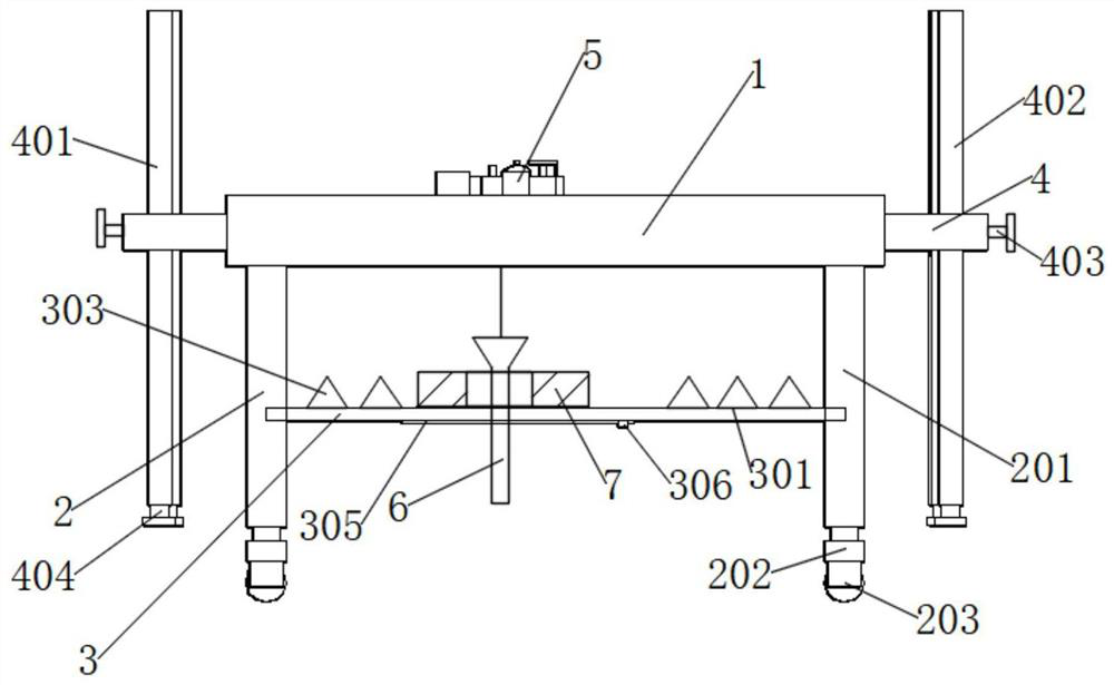 Detection device for sediment thickness in foundation engineering construction