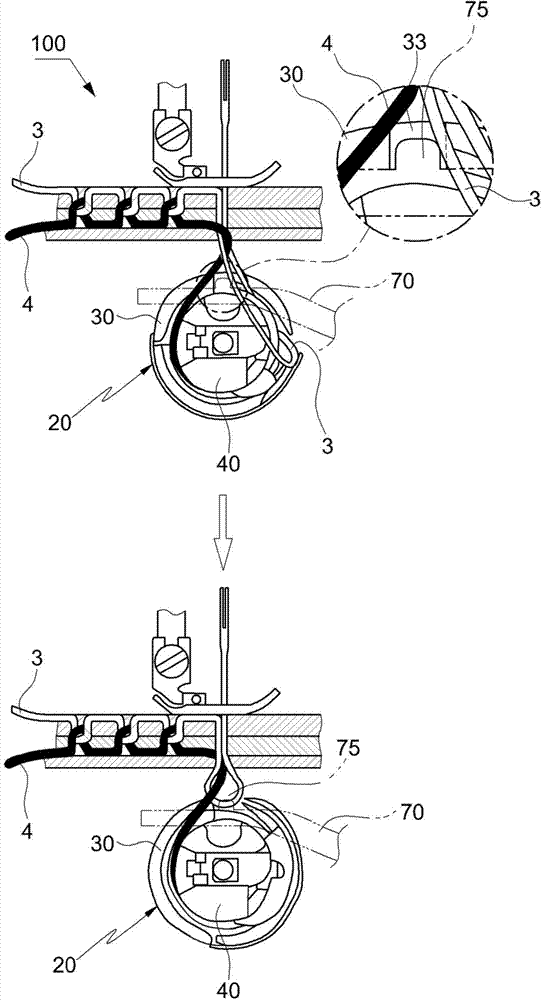 Lower thread supply device for sewing machine
