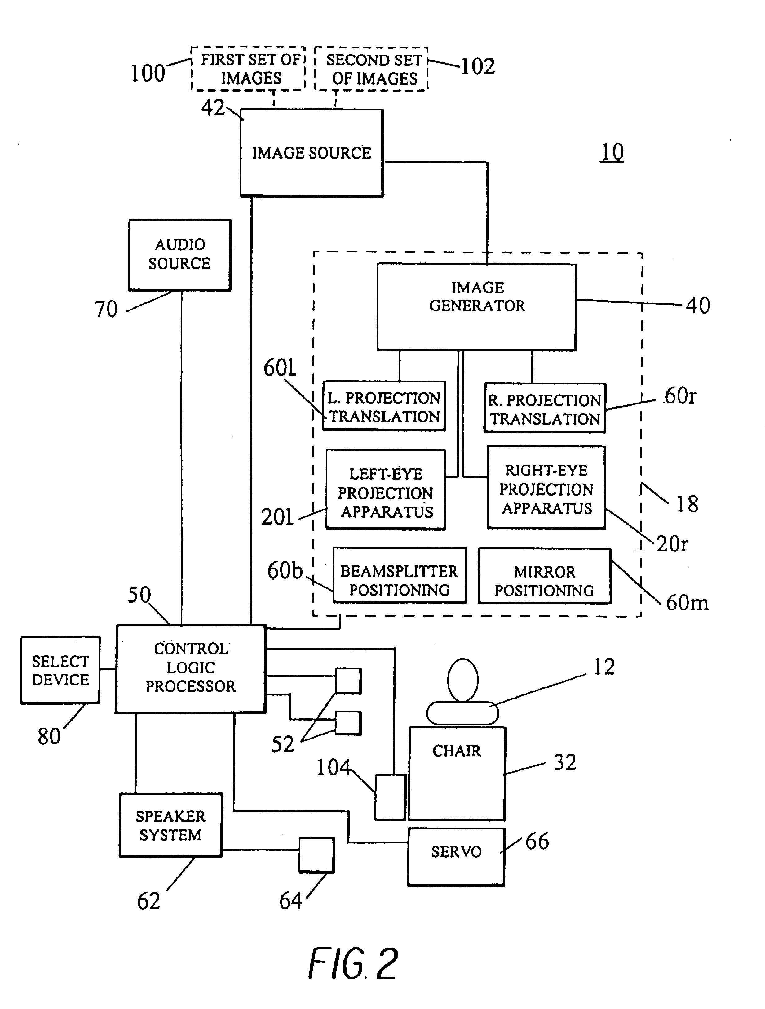 System and method for conditioning the psychological state of a subject using an adaptive autostereoscopic display