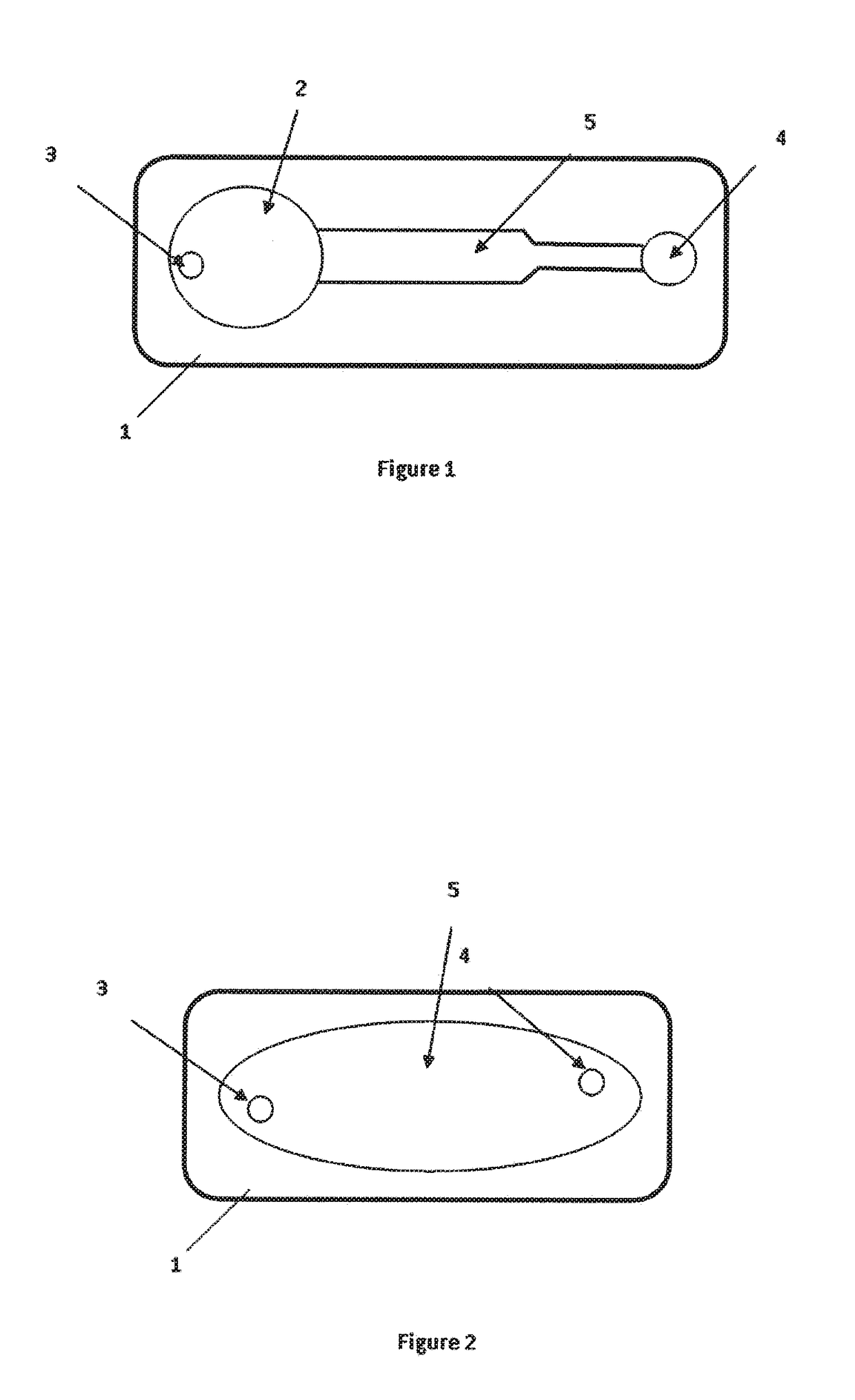 Detection device to identify markers dissolved in a liquid by means of a measurement of resistivity variation, detection method and use of marker and detection device