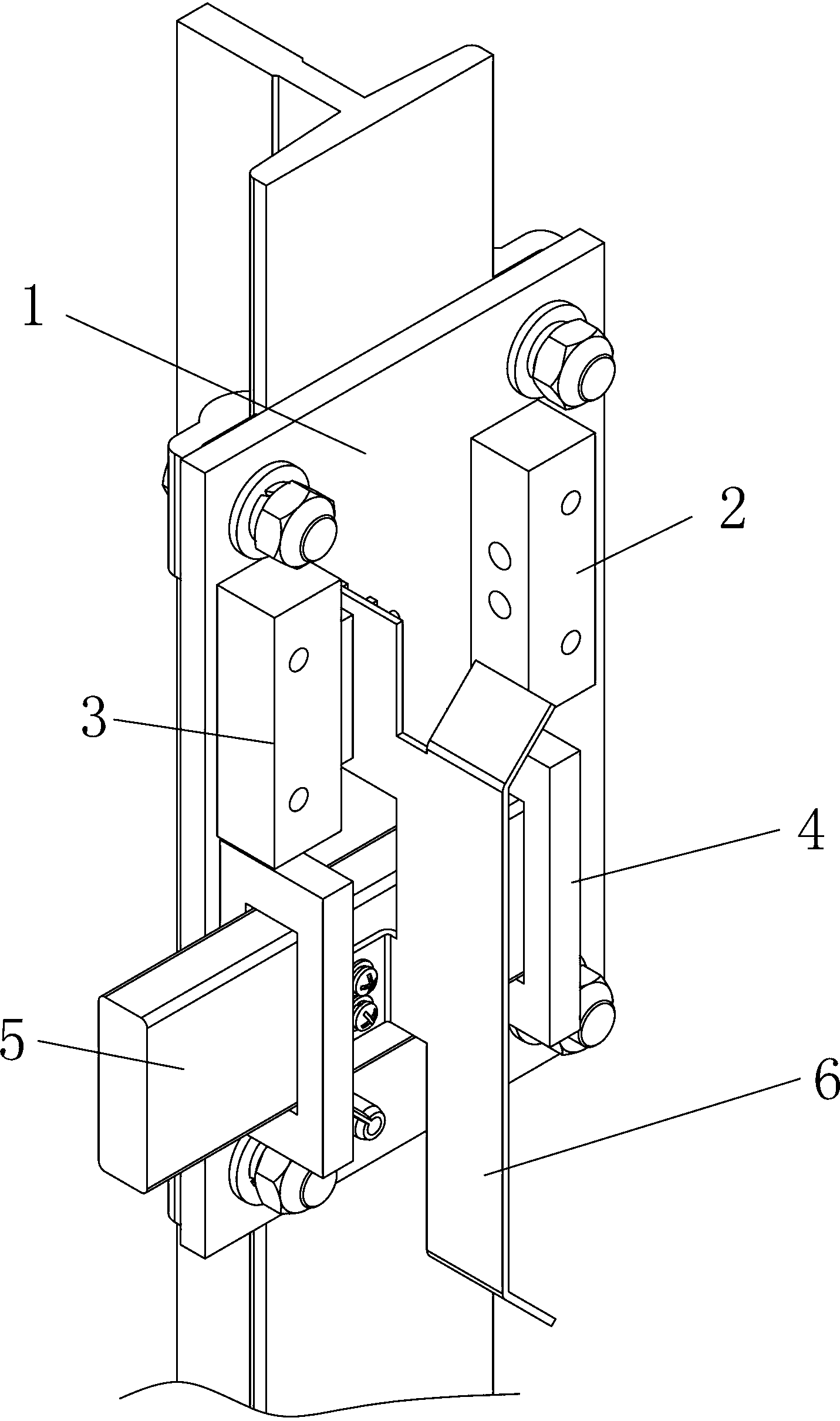 Mechanical stopping device for home elevator