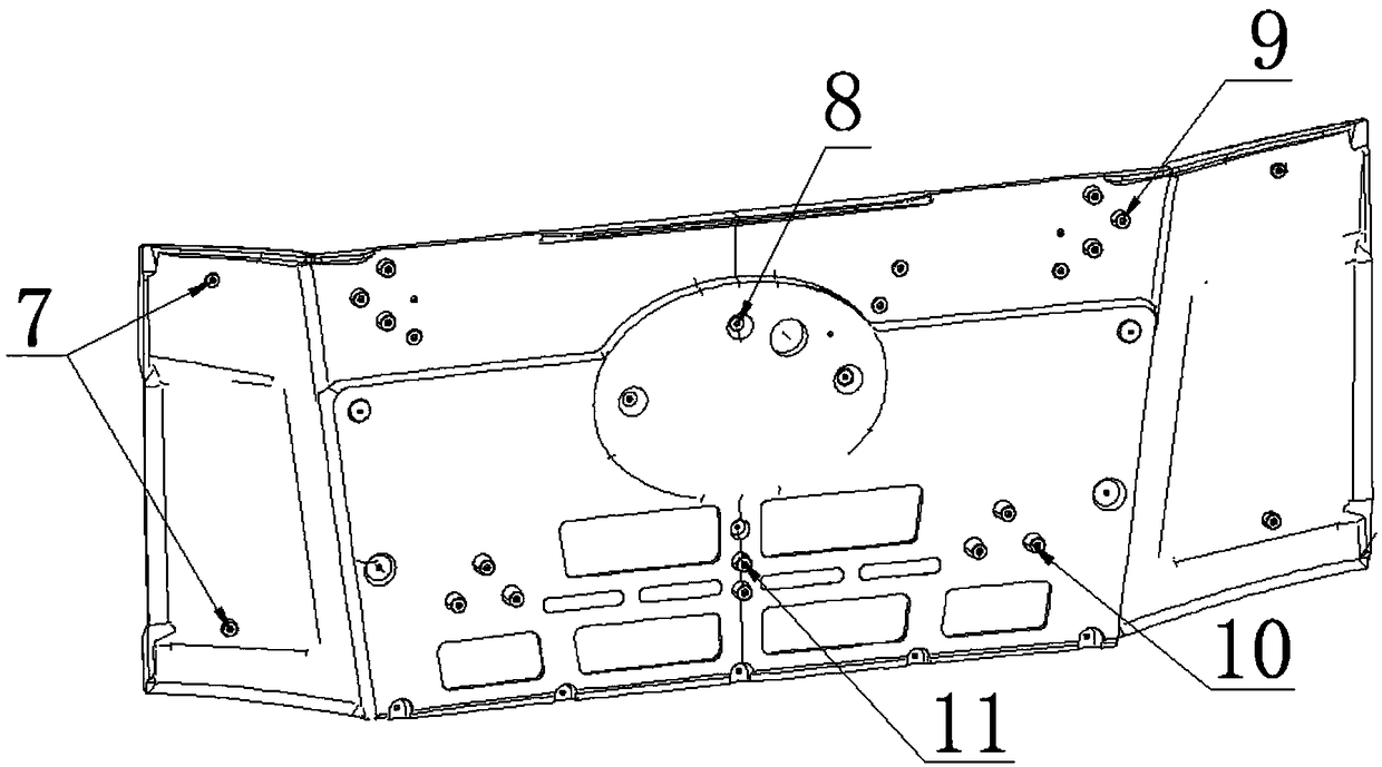 Truck exterior trimming part made of polyurethane fiber composite material