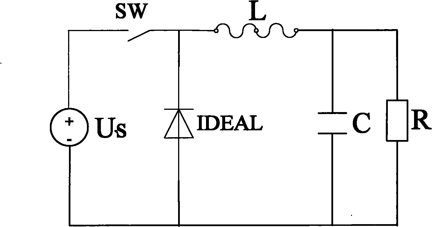Hybrid switching system theory-based Buck circuit modeling method
