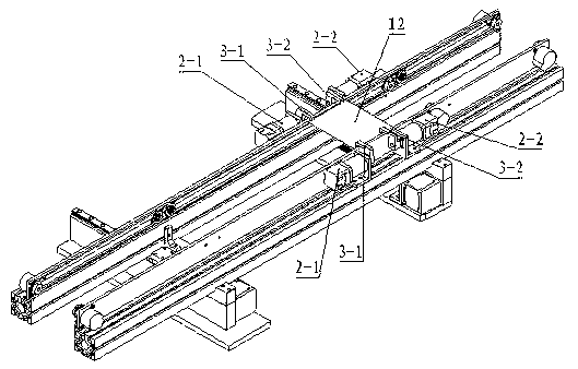 Circuit board conveying fixed rail with automatically-adjusted width