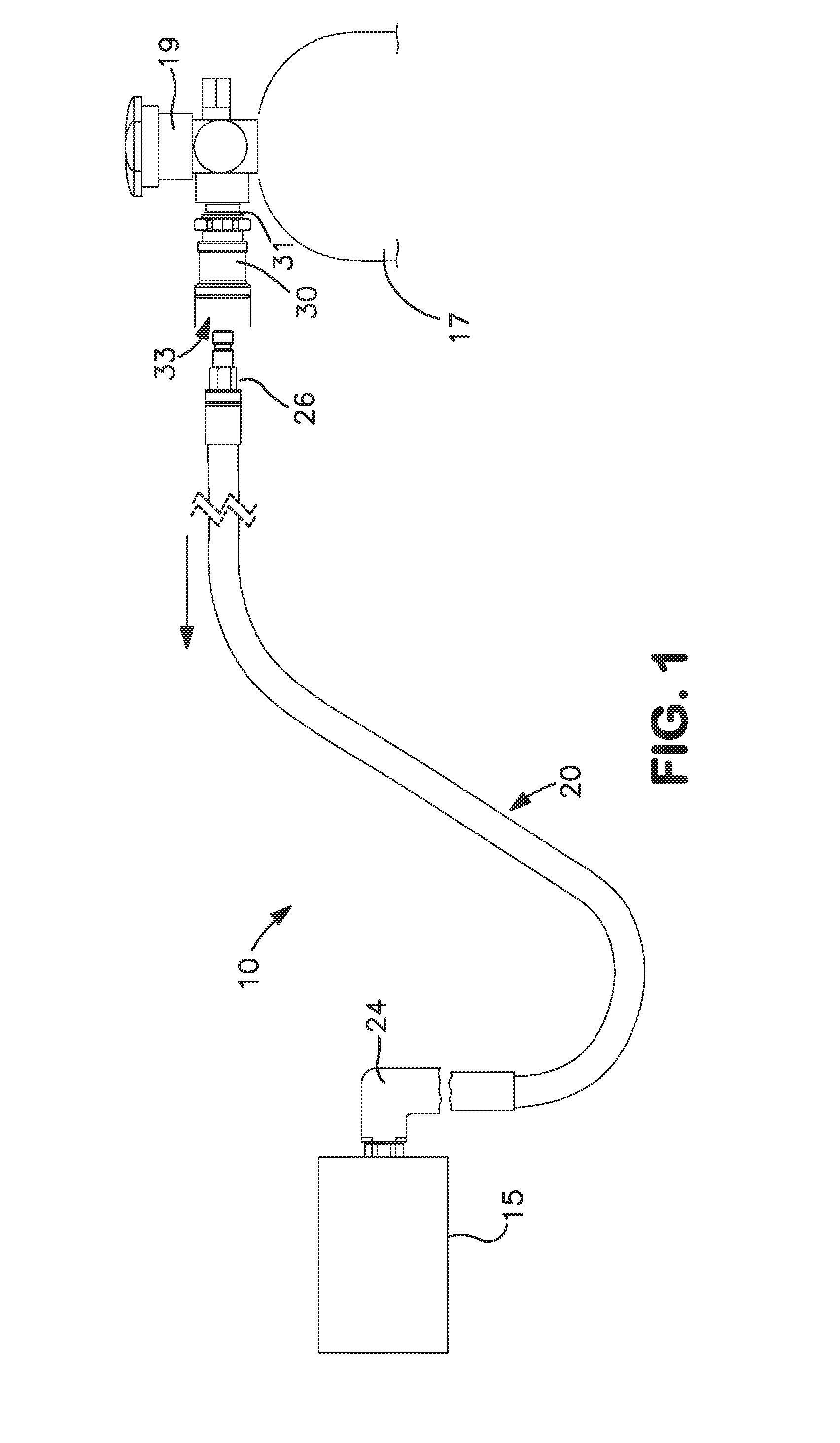 Connector assembly for medical gas applications