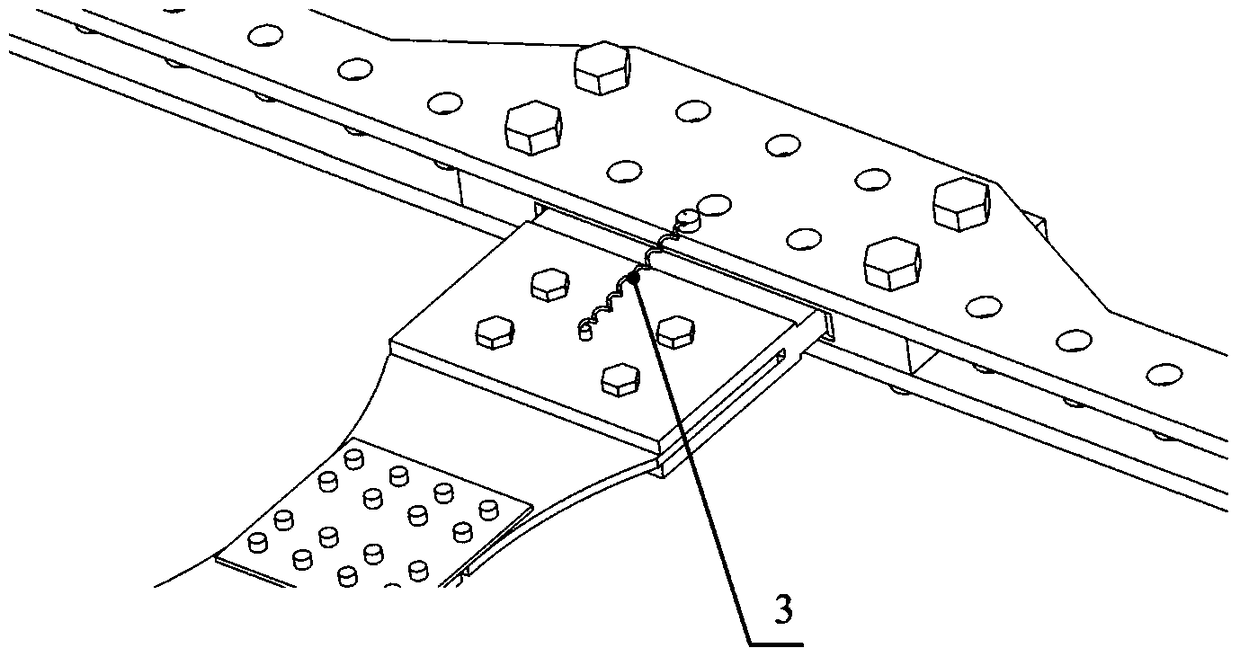 A mechanical connection structure shear performance testing device and testing method thereof