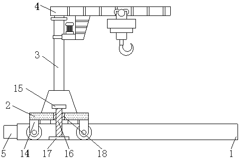 Slewing crane provided with spiral arm slewer