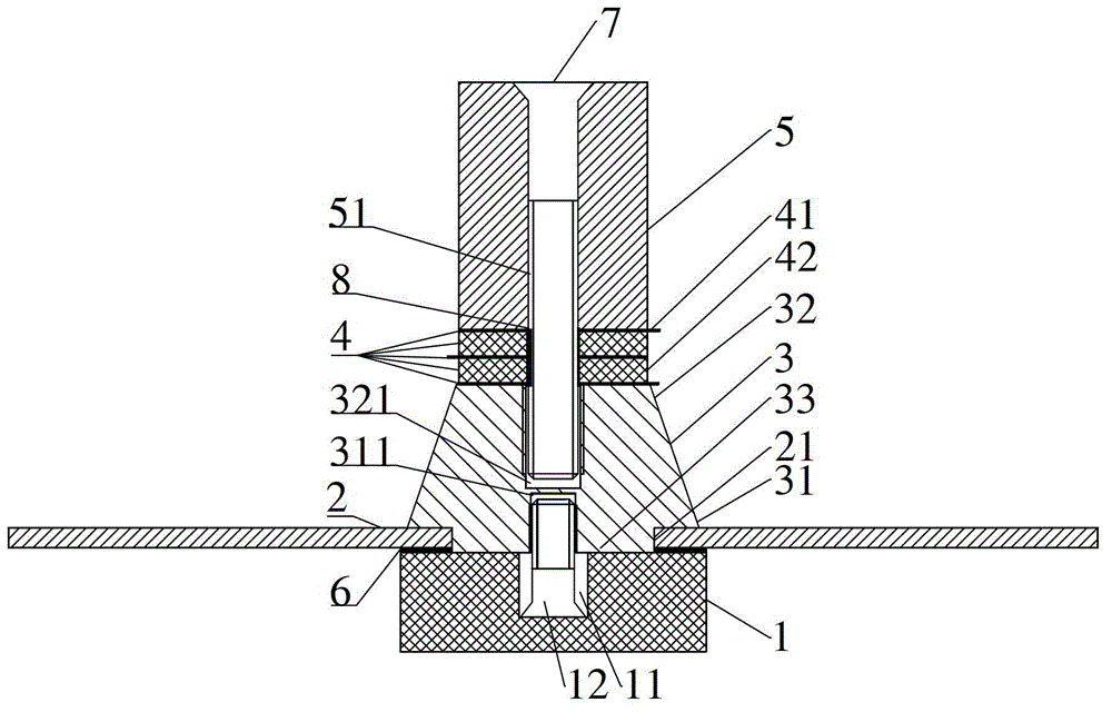 Ultrasonic transducer used in strong-acid environment