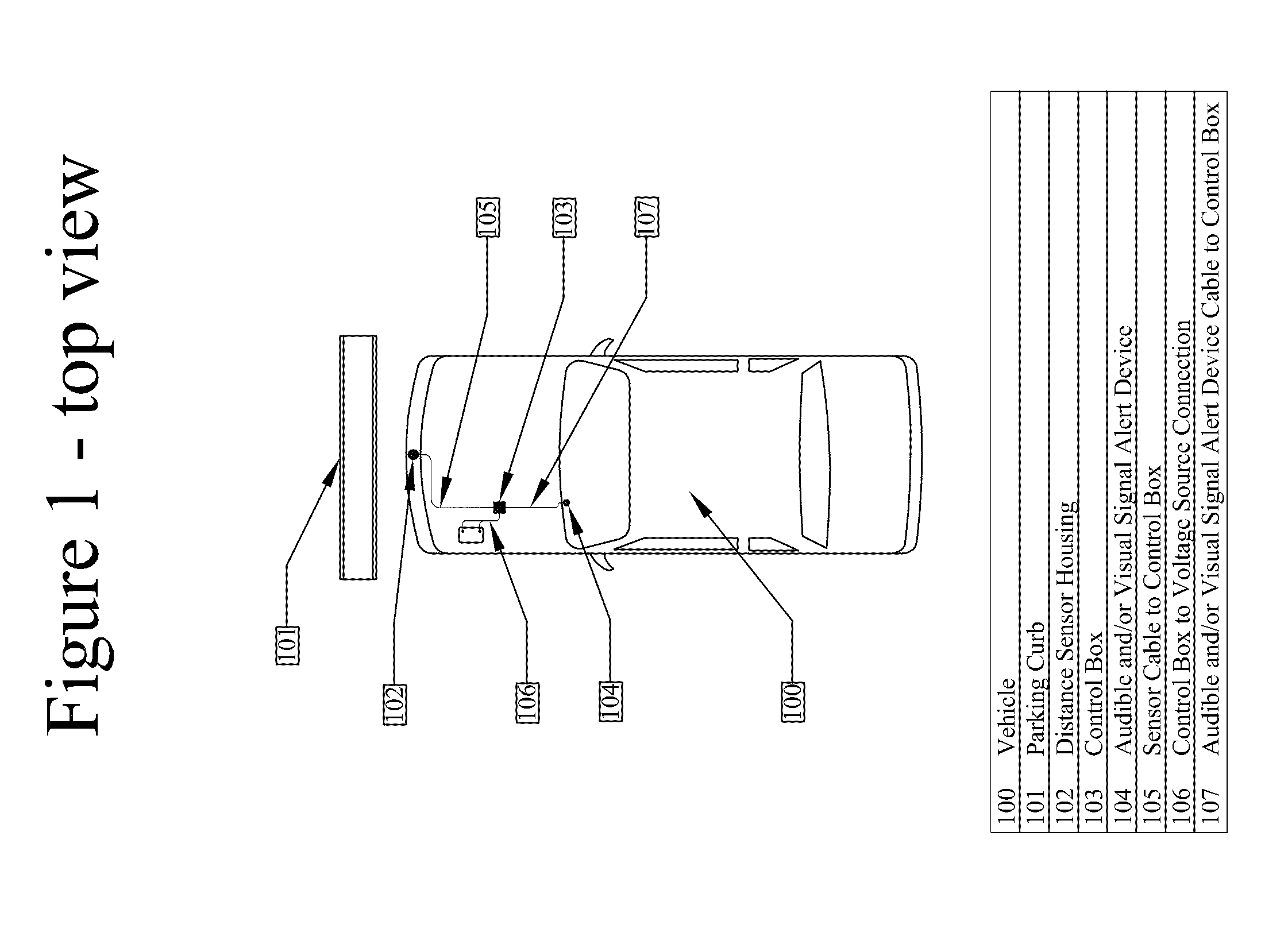 Curb detection device for motor vehicles