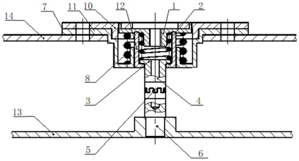 Hole plugging structure and double-layer casing hole plugging structure thereof