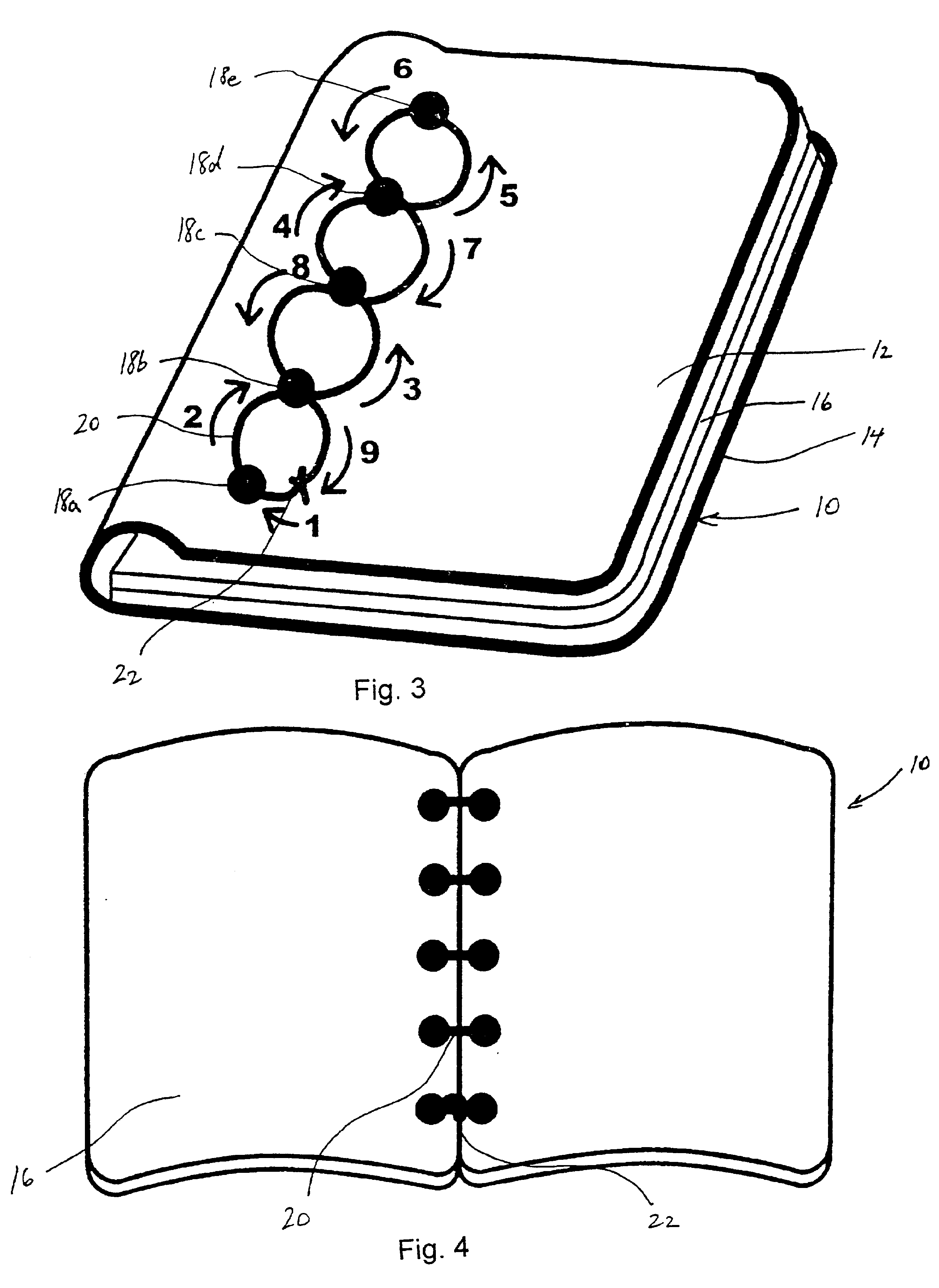 Foam book with improved binding and method