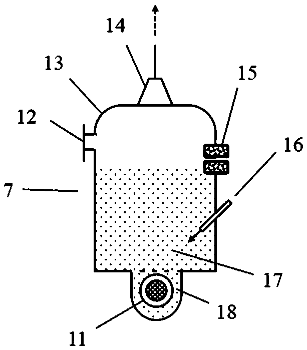 A power grid peak regulation system and method for induction furnace iron bath coal gasification