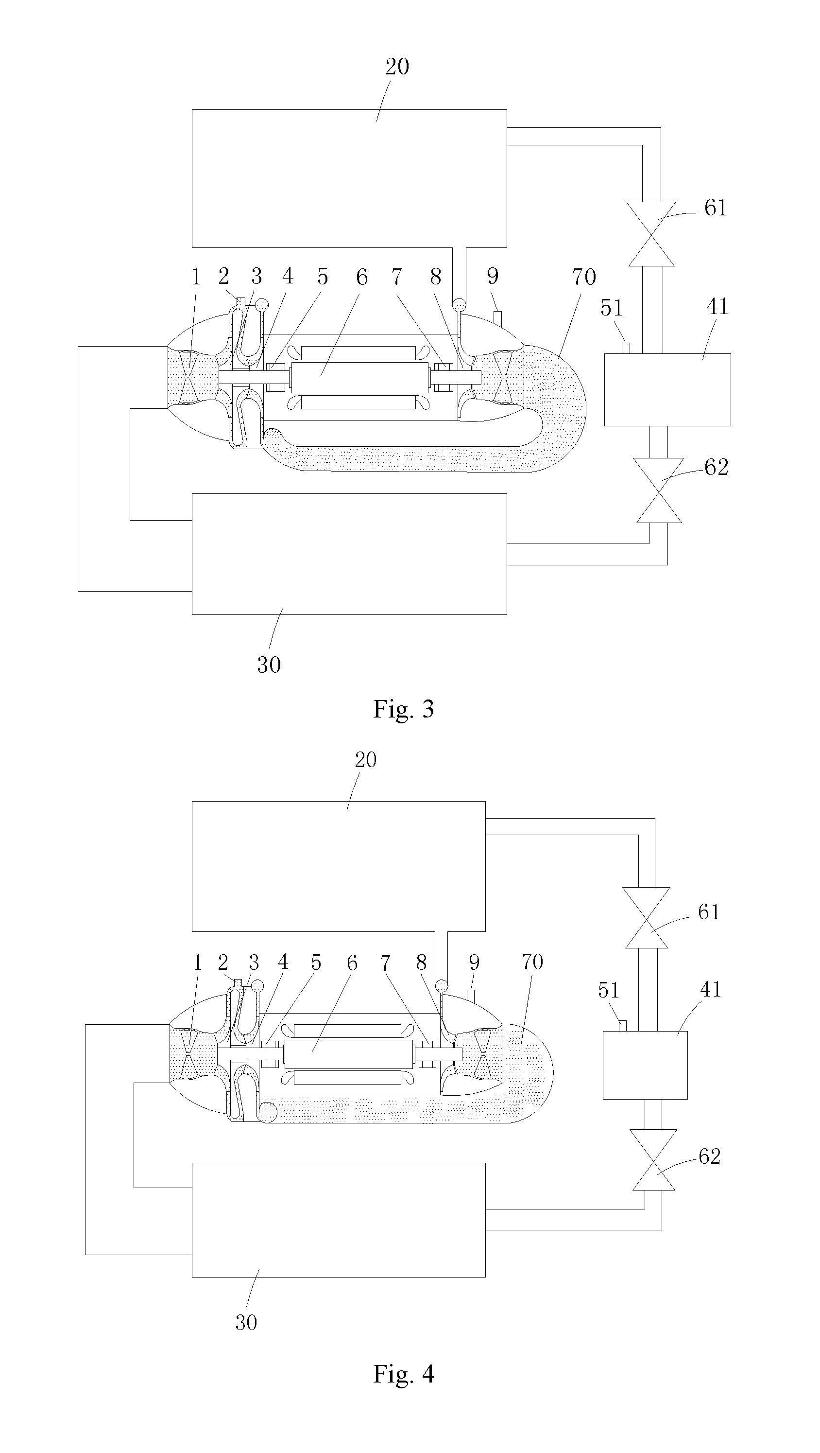 Multi-stage centrifugal compressor and air conditioning unit