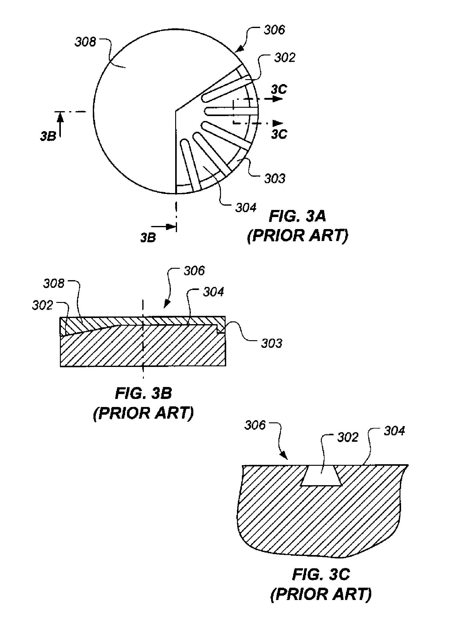 Composite structure having a non-planar interface and method of making same