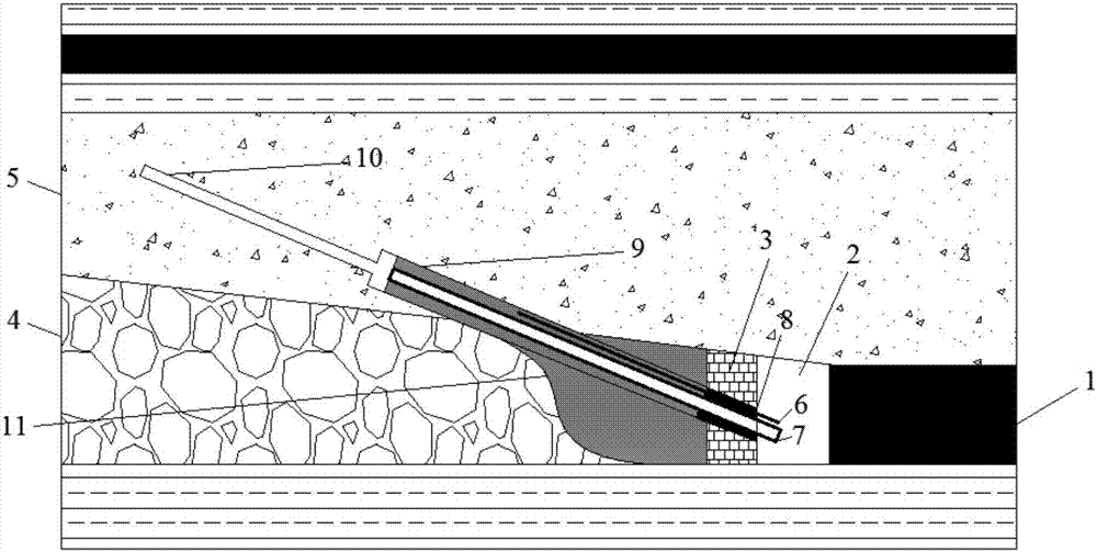 A method of strengthening gas drainage based on gob-side entry retaining area