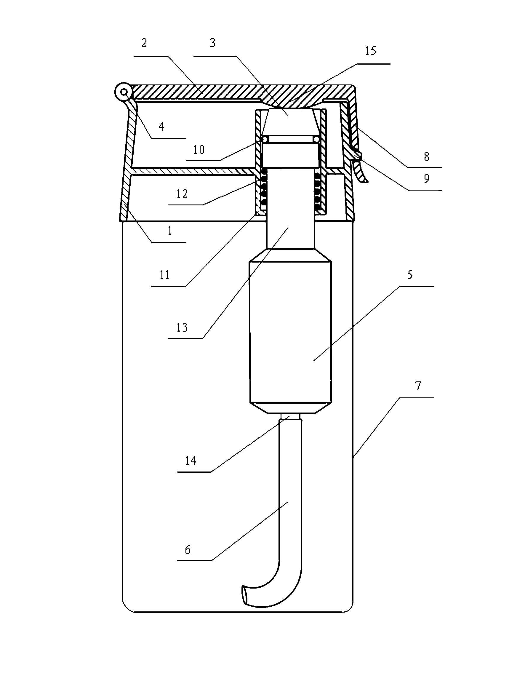 Portable water cup capable of magnetizing drinking water