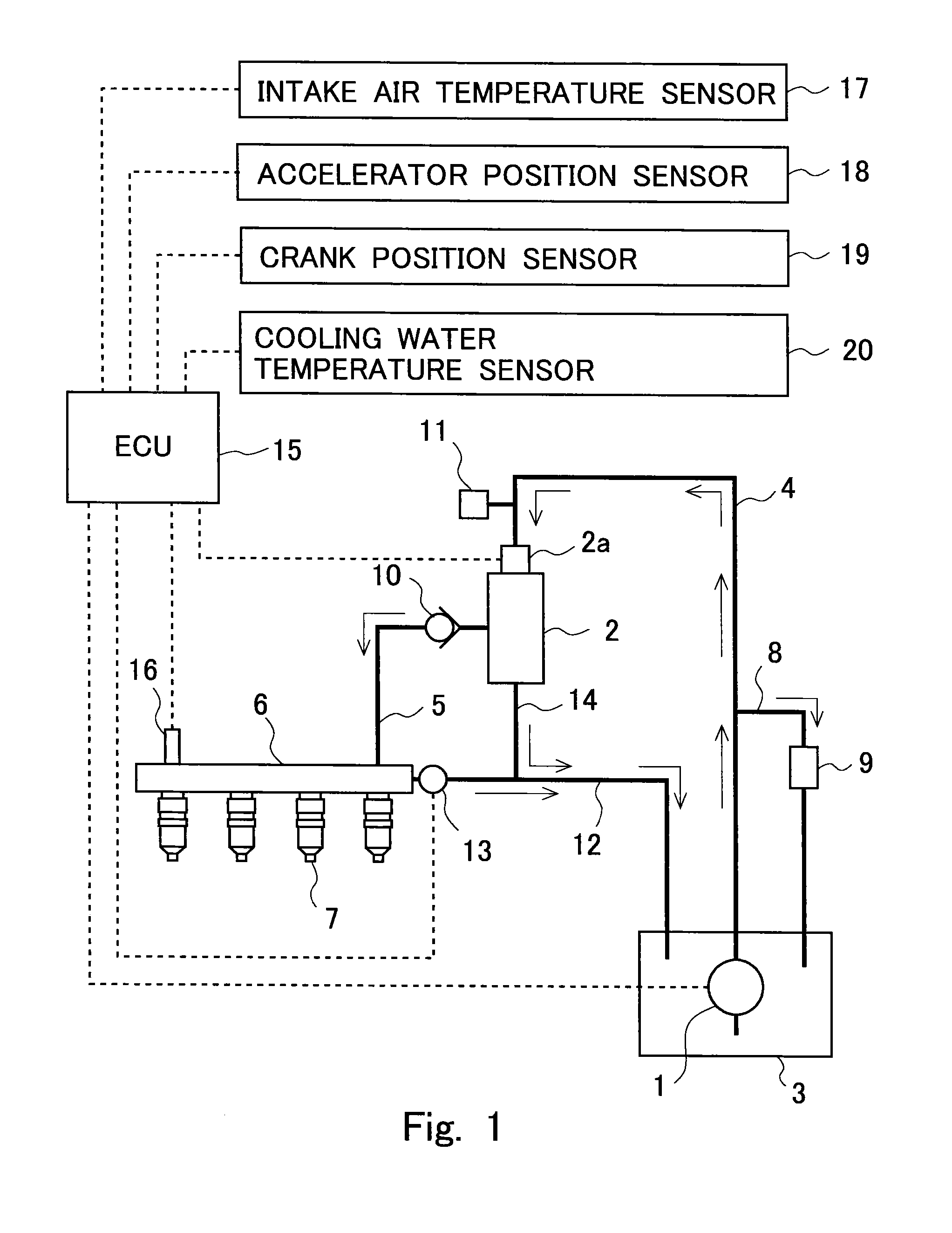 Fuel injection control system for an internal combustion engine