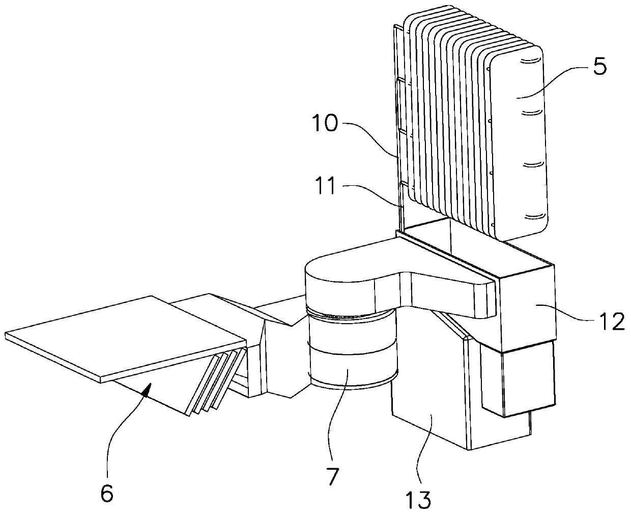 Island type cooking system