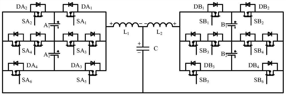 Equalization circuit and control method based on bipolar t-type dual resonant switched capacitor converter