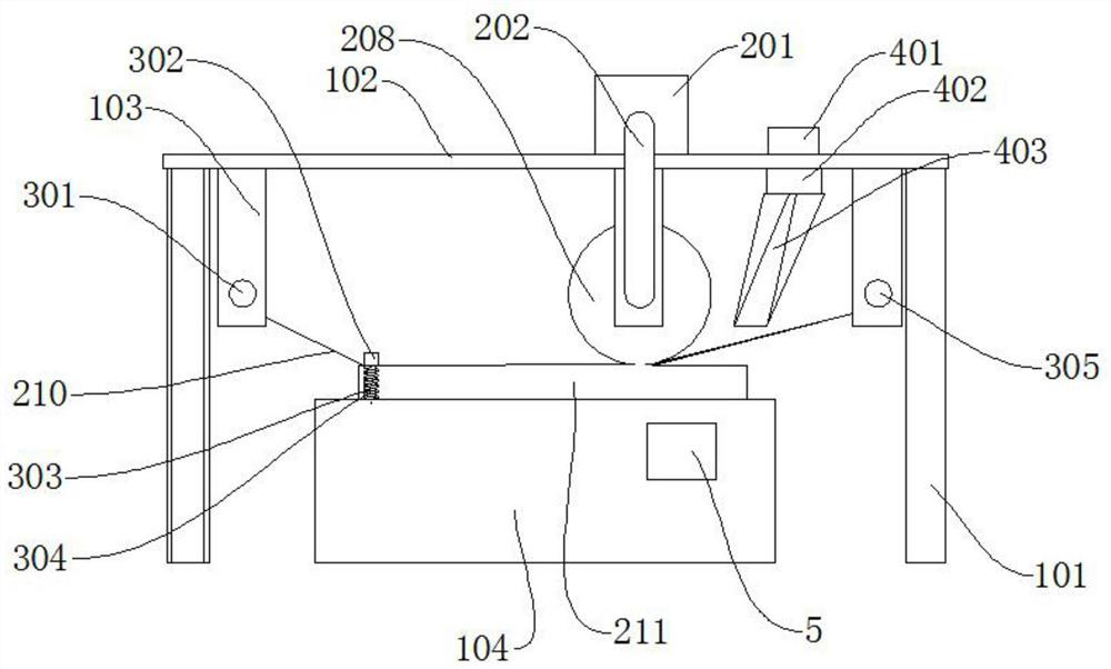 Printing and dyeing device applied to production of chemical fabric and using method of printing and dyeing device