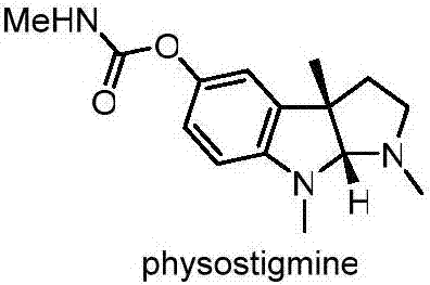 Preparation method for physostigmine precursor compound