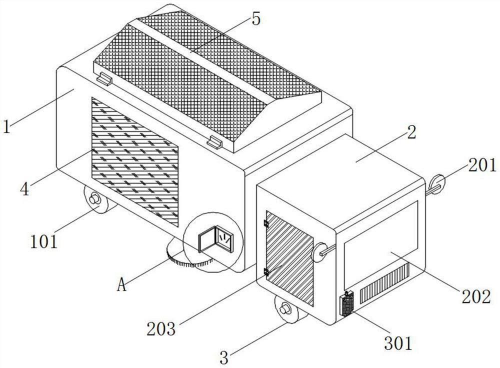 New energy sweeper integrating photoelectric and thermal integrated management