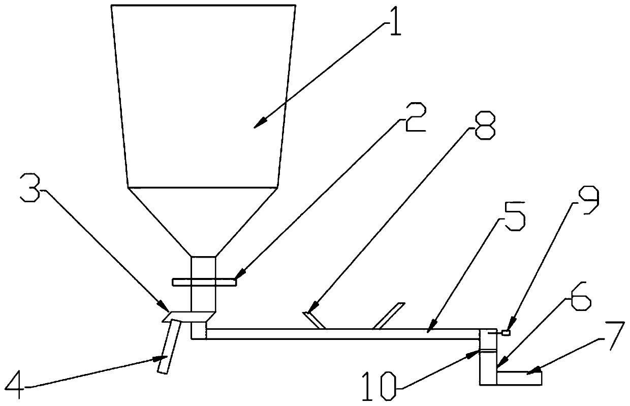 System device for ensuring continuous, stable and uniform feeding of fluorine carrying aluminum oxide