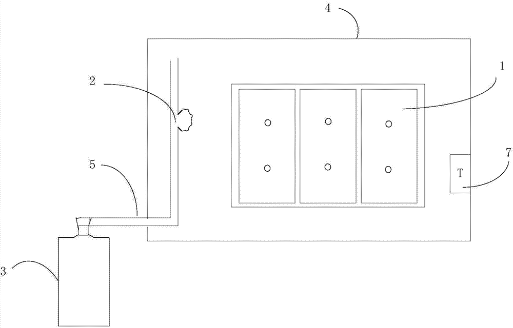 Cooling system of power battery pack for vehicle