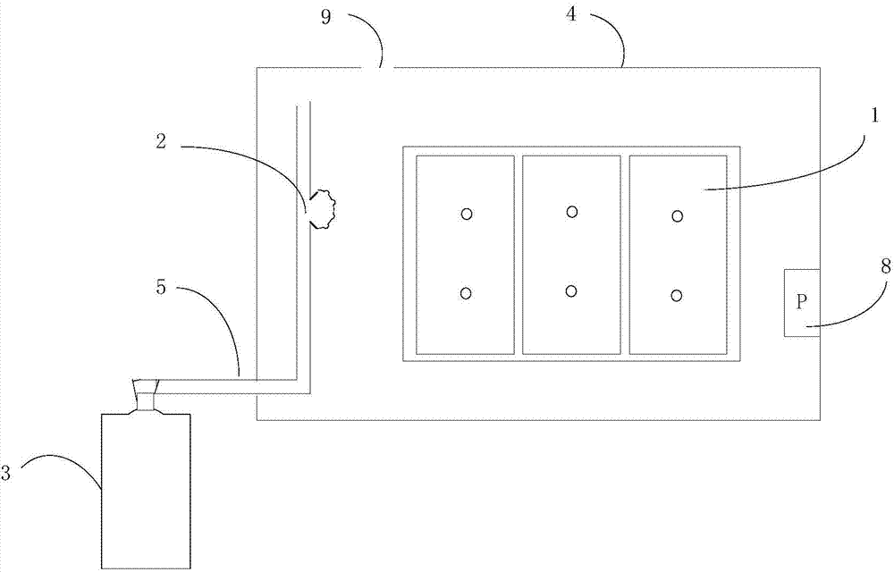 Cooling system of power battery pack for vehicle