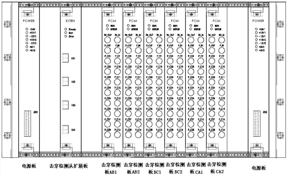 Breakdown detection device for power unit of photo-thyristor