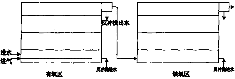 Ammonia nitrogen processing method for hide manufacture wastewater