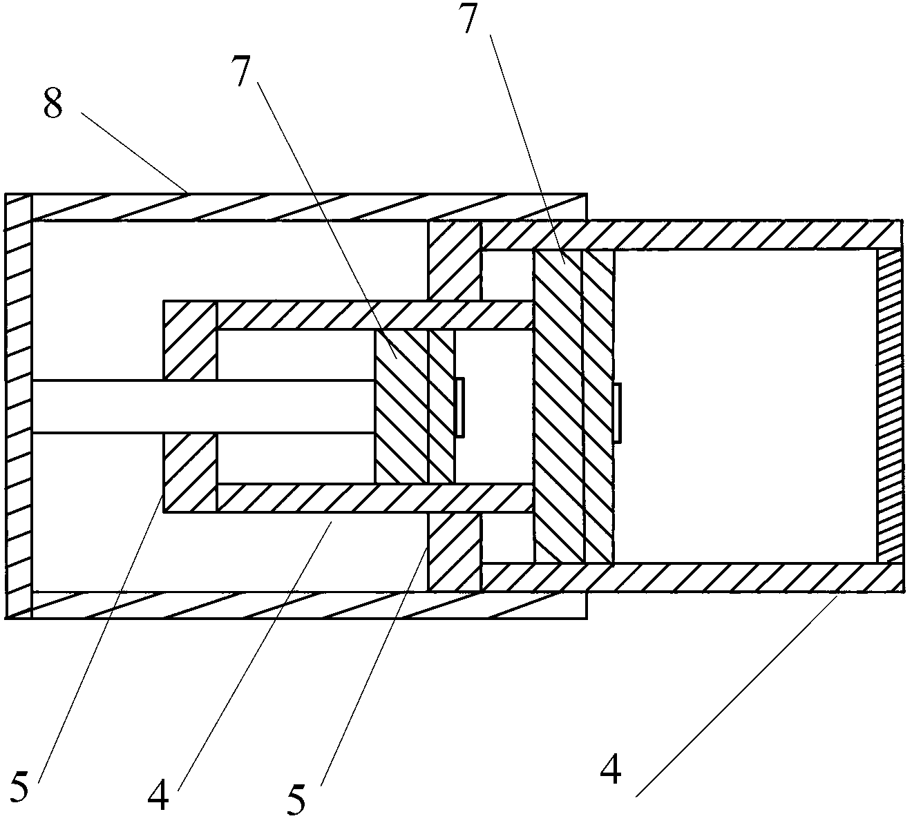 Operation method of two-stage buffer capable of controlling buffering sequence stage by stage