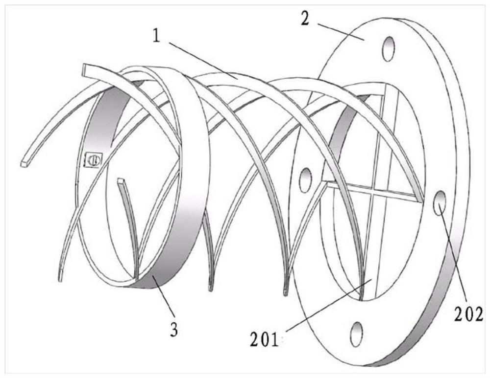 A Corrosion Reduction Mechanism with Outlet Helical Guide Fins