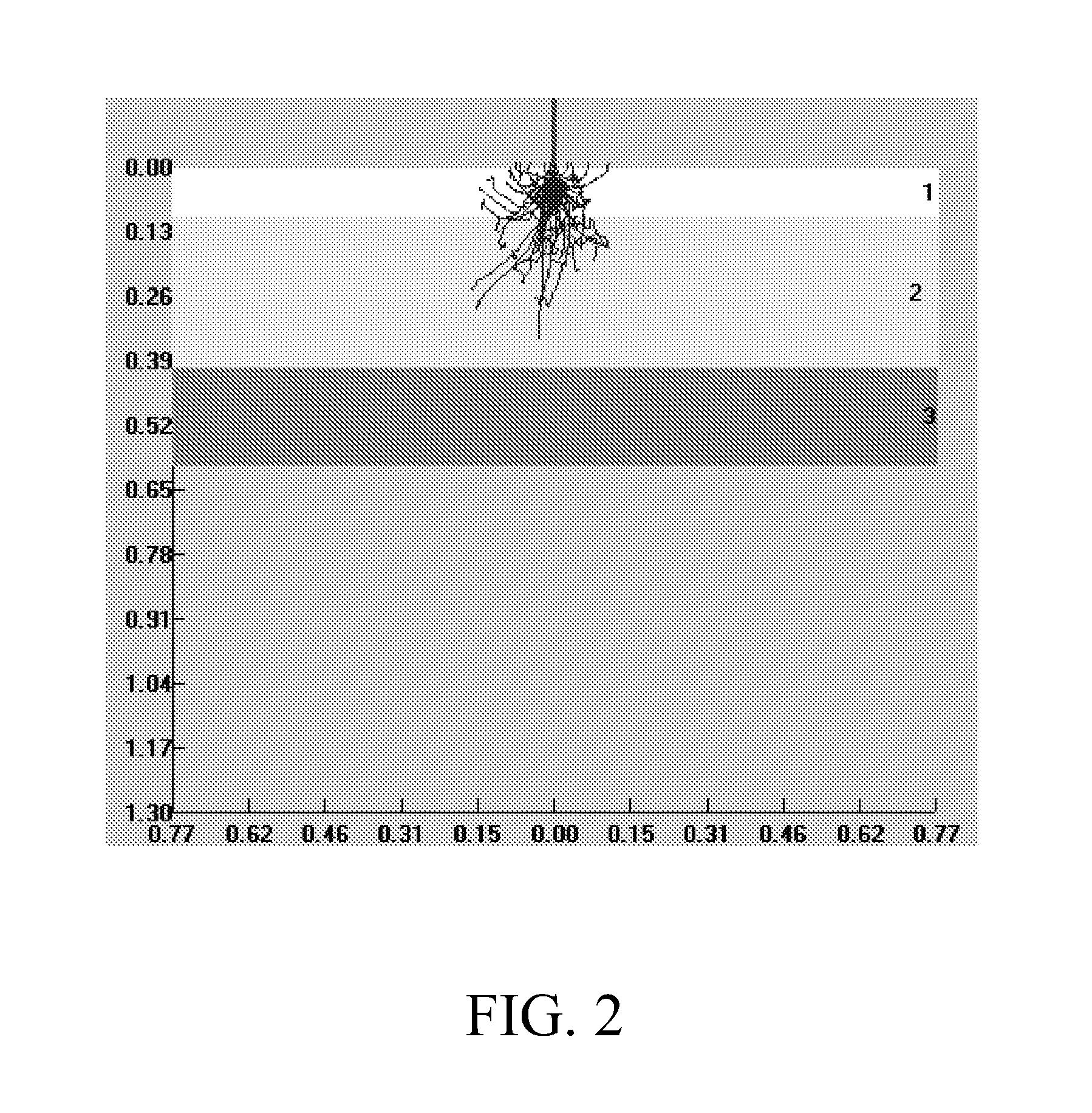 Method of calculating the structure of an inhomogeneous sample