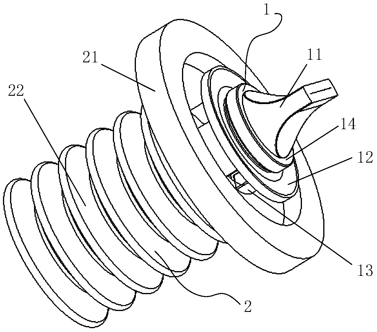 Feeding valve mechanism and valve pump using same