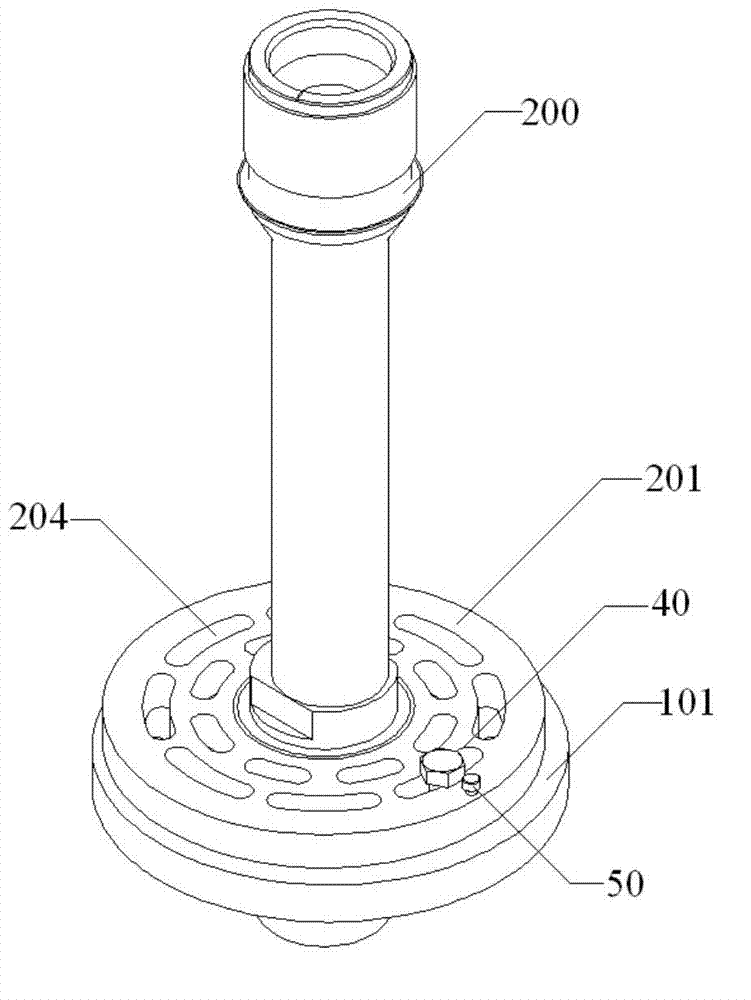 Cold test mis-centering device for reactor control rod drive wire of nuclear power plant
