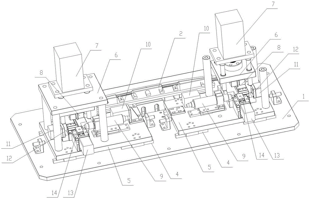 Integral molding device for upper edging of skylight wind blocking net