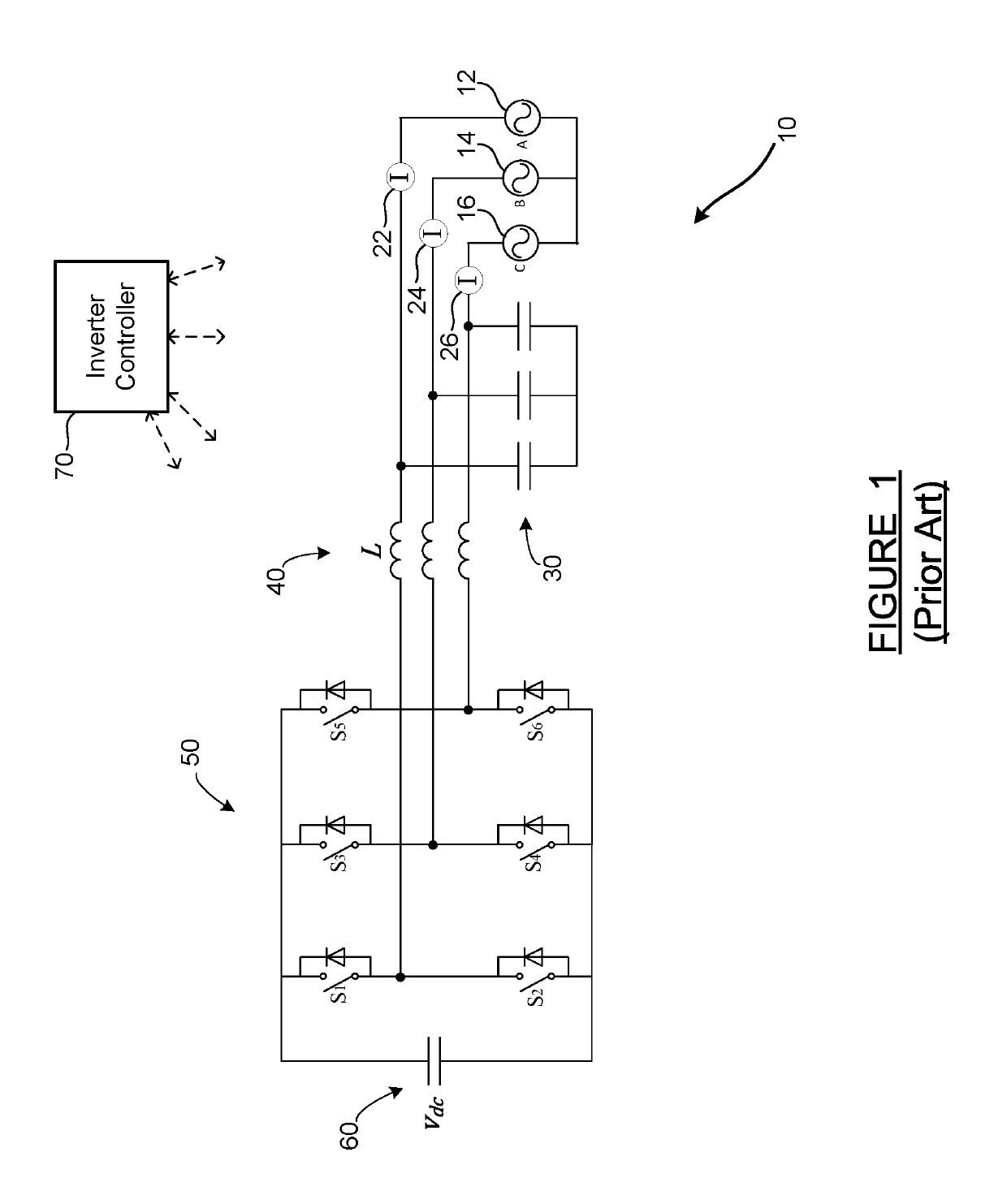 Three phase inverter DC-link voltage control method for reactive power overload transient process